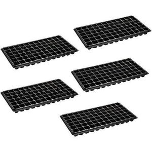 Pot Semis, Amitas 5Pcs  Plateau de Semis en PS Pot de Plantation