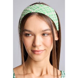 Defacto Accessoire pour cheveux à carreaux verts pour femme