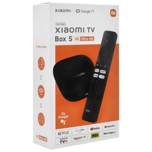 Box S 3ème Génération 4K UHD - Google TV - WiFi6 - 32Go - Origine et Garantie 1 an