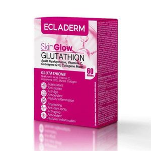 Ecladerm  Complément Alimentaire Glutathion – Éclat de la Peau & Anti-Taches – SkinGlow 60 Gélules