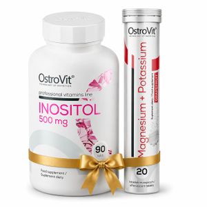 OstroVit Pack inositol 500 mg 90 Comprimés – Équilibre Nerveux & Humeur +Magnésium + Potassium 20 comprimés