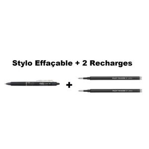 PILOT Lot de 3 recharges pour stylos pointe moyenne 0.7mm effaçable rouge  FriXion Ball + 1 stylo pointe moyenne 0.7mm rouge FriXion Ball pas cher 