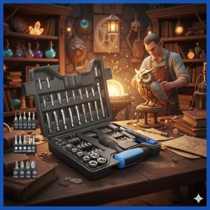 Coffret مجموعة أدوات إصلاح احترافية مكونة من 63 قطعة - صندوق أدوات ميكانيكية ومنزلية كاملة