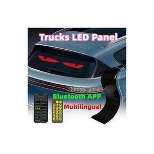 Panneau LED flexible programmable pour vitres de voiture
