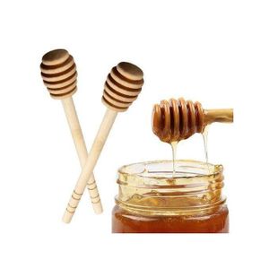 Cuillères à miel en Bois, Sain et durable - 2 Pcs