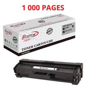 Boston Toner Compatible Samsung MLT-D111S – Cartouche Laser Noir Haute Qualité – Pour Samsung Xpress M2020 – Jusqu’à 1000 Pages