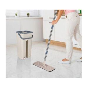 ممسحة مع دلو صناعي – ألياف دقيقة سهلة الطي + 2 إعادة تعبئة ممسحة متضمنة