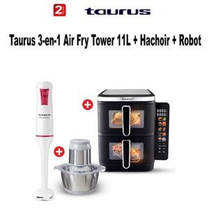 Taurus  AIR FRY TOWER 11L+CHOPPER KWIK 600+ROBOT 750 EASY