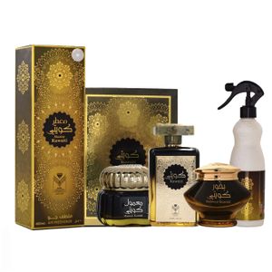 ALMAS Pack 4in1 Kuwaiti Muattar Edp bakhour maamoul