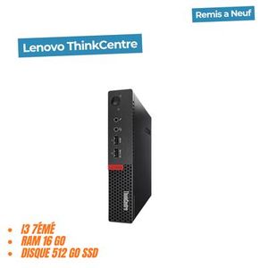 Lenovo ThinkCentre  Intel® Core™ i3 i3-7éme Ram 16 Go DDR4 512 Go SFF