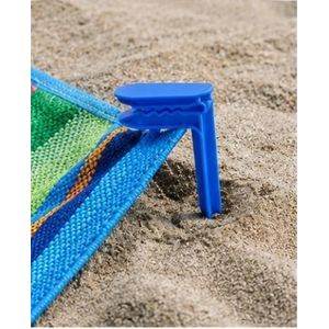 Piquets de Fixation pour Plage – Lot de 4 (Bleu)