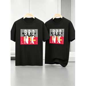 Ensemble de T-shirts pour Homme - Imprimé "Bronx Wear" - Vêtements de Sport à la Mode