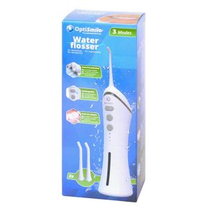 OptiSmile Hydropulseur rechargeable 3 modes Avec 2 Embouts