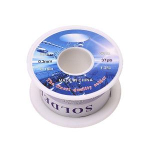 Solder Flux de soudure de noyau de colophane de plomb d'étain de 0,3 mm 1.2% fil de fer à souder