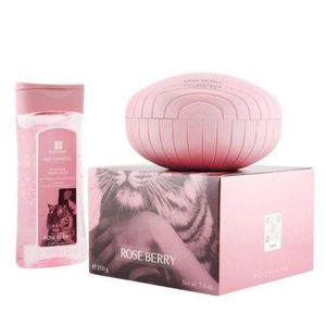 Rose Berry Poudre Corporelle Parfumée (200g) +Body Gel Oil parfumé (180ml)