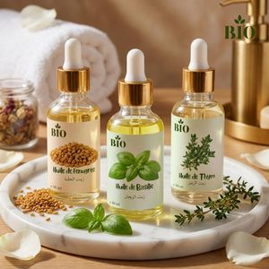 Bio Trio Soin Cheveux 50 ml ,  Routine beauté naturelle et huile végétale Organic