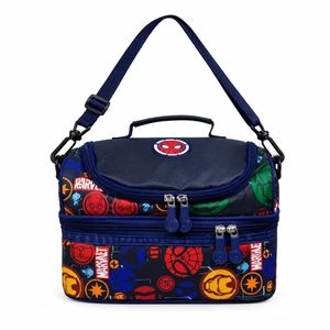 Sac Isotherme Déjeuner Spiderman 24 × 15 × 17 cm – Noir 