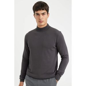 Defacto بلوفر تريكو قصة عادية بياقة مدورة