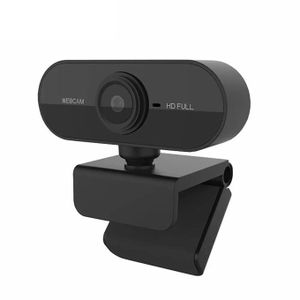 Webcam Full HD 1080p avec microphone intégré pour ordinateur, appareil réseau, fonctionne avec trépied
