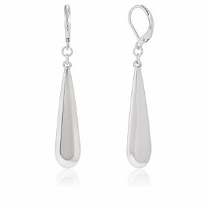 Clémentine Paris Boucles d'oreilles de luxe pour femme plaqué or Goutte Argentée OGN153-2