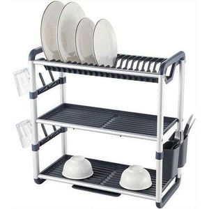 General Égouttoir à vaisselle en aluminium 3 niveaux