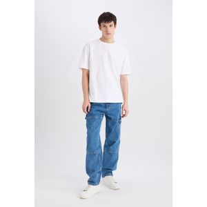 Defacto Jean Homme en coton - Bleu - E4734AX.