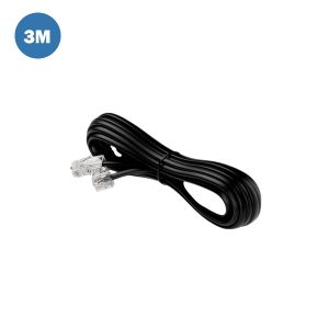 Cordon téléphonique câble téléphonique RJ11 2 pin pour téléphone fixe, modem 3M