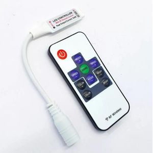Mini contrôleur sans fil RGB 10 touches télécommande tout en stock variateur pour bande led