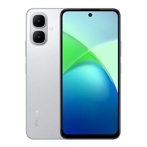 Infinix Smart 10 – 8 Go RAM, 256 Go ROM – Titanium Silver– Écran 6.6’’ HD+ – Batterie 5000 mAh – Double SIM -Android 14