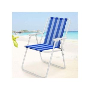 Chaise de plage pliante portable, Chaise pliable pour plage et Camping facile à transporter