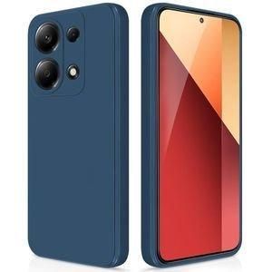 Case Coque Souple Liquid Silicone pour Xiaomi Redmi Note 13 Pro 4G/Poco M6 Pro 4G bleu– Protection élégante et maniabilité