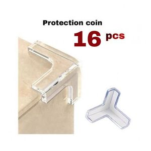 Protecteur De Coins De Table En Silicone Transparent, 4 Pièces