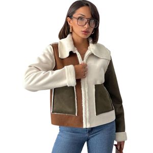 TOPSHOW Manteau d’hiver de luxe en cuir de daim suédé 100% importé de Turquie, doublé en fourrure de lapin