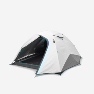 Tente de Camping 3 Places - Modèle MH100 Fresh & Black - Idéale pour Randonnée et Camping