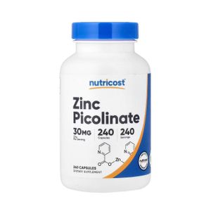 Nutricost Zinc Picolinate 30 mg 240 capsules