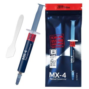 Pâte Thermique MX-4 Edition 2019 (4g) - Composé Thermique Haute Performance Non Conducteur pour CPU, GPU, PC Gamer et PS5 (Avec Spatule)