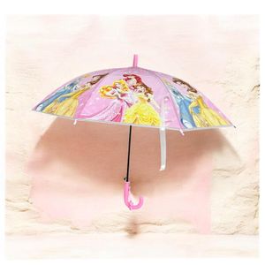 Parapluie Enfant Princesses Disney – Rose, Ouverture Manuelle
