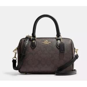 Coach Sac à main pour femme  Rowan Satchel in Signature Canvas (Modèle CH280)