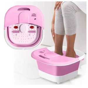 Bain de Pieds Électrique Chauffant Multifonction – Spa Pieds avec Bulles, Rouleaux Massage, Infrarouge & Maintien de Température – Foot Spa Relaxation Maison