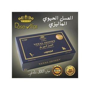 Nouveau Design de DV-Assal Vital-Assal VIP 12 bags // Royal Miel Pour Hommes, Mâle Amélioration Sexuelle Miel, Assal 100% excellent efficacité Force Dureté Activité (paquet de 12 sachets)