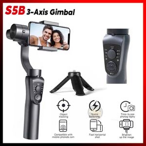 Stabilisateur Gimbal 3 Axes – Anti-Tremblement, Suivi Intelligent, Zoom et Mise au Point, Batterie 4000 mAh, Compatible Smartphones & Caméras d’Action