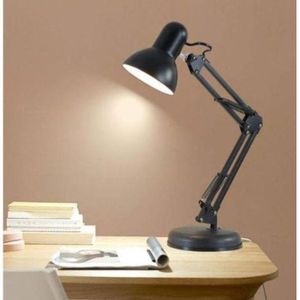 Lampe de Bureau Articulée Noire – Design Moderne et Élégant