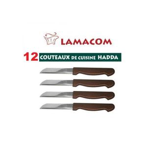 Lamacom Série de 12 12 couteaux de cuisine "Hadda1" petit modèle