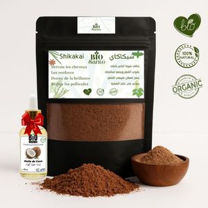 BIO SANTE Shikakai Bio Santé 200g Anti Pellicules + huile de Coco 30ml gratuit