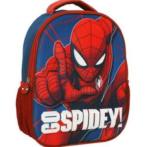 Marvel Spiderman Leader-Sac à dos 3D à Roulettes Petit, Bleu