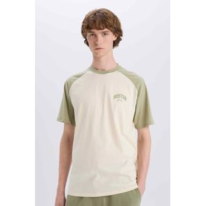 Defacto T-shirt Homme en coton - Kaki - D5569AX.
