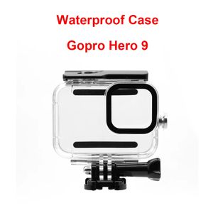 Boîtier étanche pour Gopro Hero 10 9 Accessoires Noirs 60m Plongée Boîtier  Housse Protecteur Coque Sous-Marine Coque