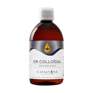 Catalyons Laboratoire Or Colloïdal - Anti-bactérien et souplesse articulaires - 500 ml - Made in France
