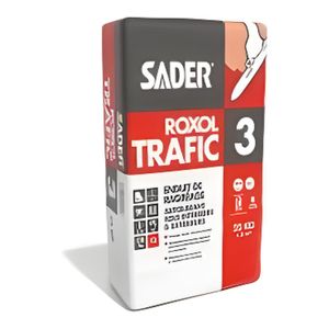 Sader Enduit de ragréage - Pour sols intérieurs & extérieurs - 25kg