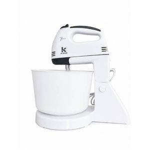 Kenz Mixeur Électrique avec Bol Rotatif 1,5 L - 300W - 7 Vitesses